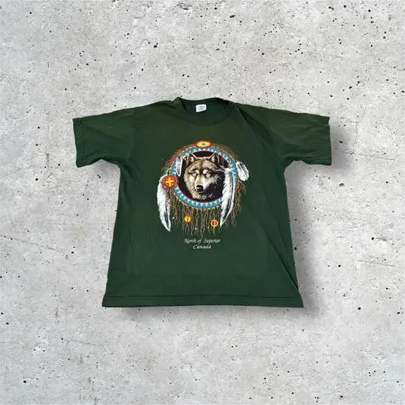 B&C Native American Dream Catcher Graphic Shirt Men’s - Picture 1 of 6